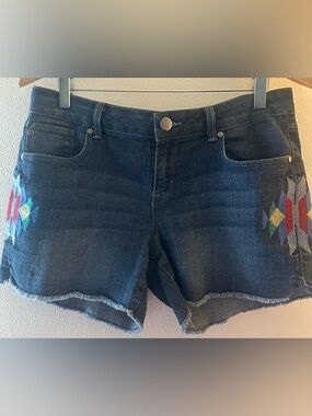 True Freedom Dark Blue Denim Jean Shorts